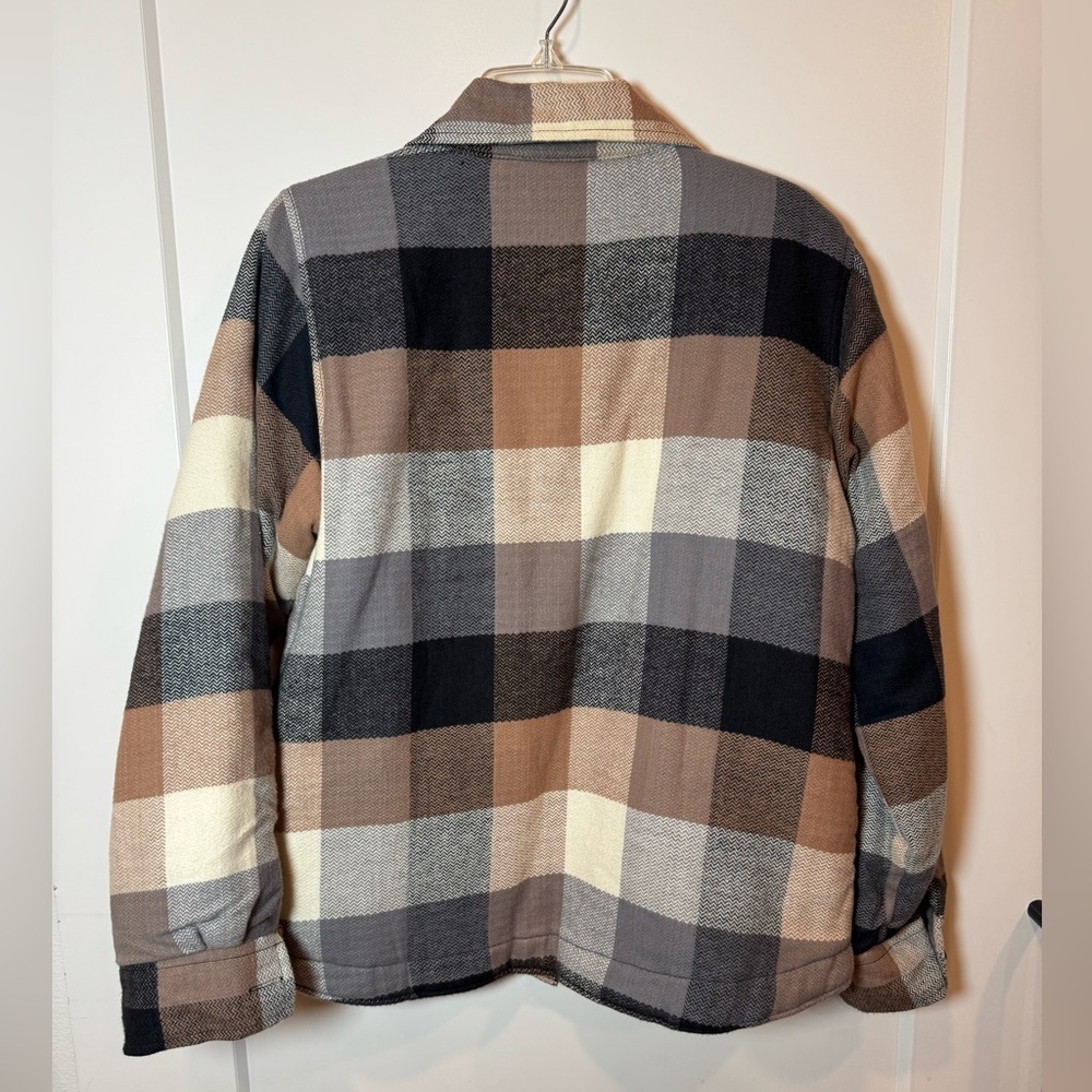 Kavu Quilted Flannel Jacket Women’s Size Large - Picture 4 of 7
